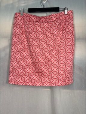 Jessica Coral Geometric Patterned Skirt Women's 14